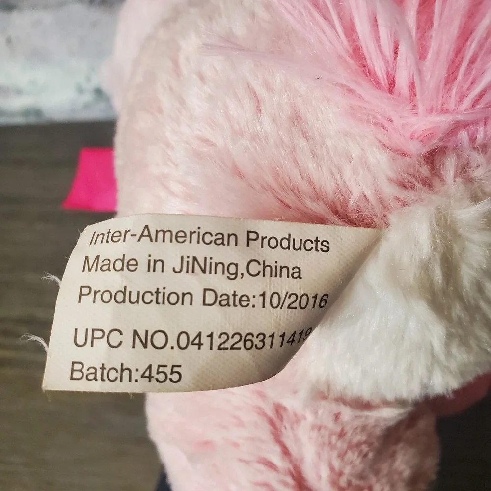 Inter American Products Plush Pink Unicorn 9